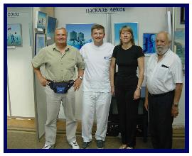 Antibes team: Christian Petron, Françoise and Pascal Lecocq, Daniel Mercier