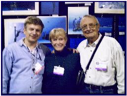 Ron and Valerie Taylor and pascal at BTS 2007